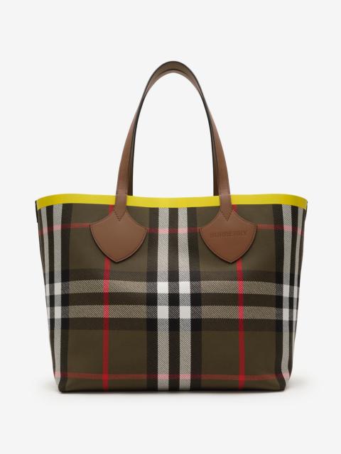 Burberry Large Check Tote