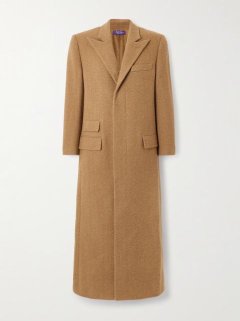 Ralph Lauren Amory Herringbone Wool Coat
