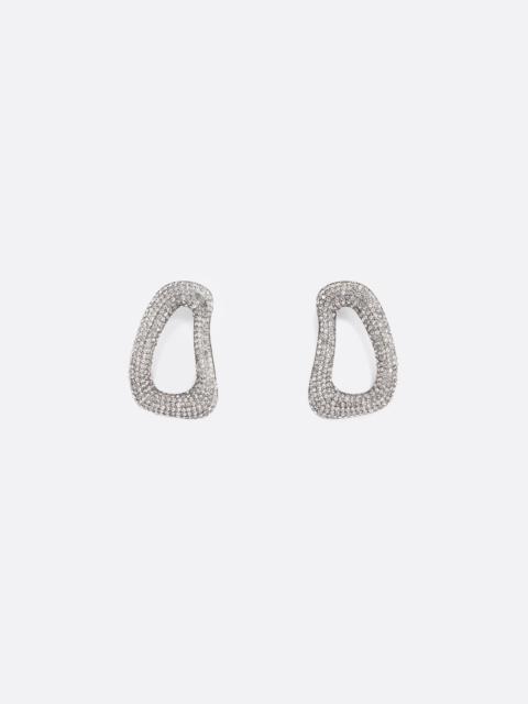 AREA CRYSTAL LINK EARRINGS