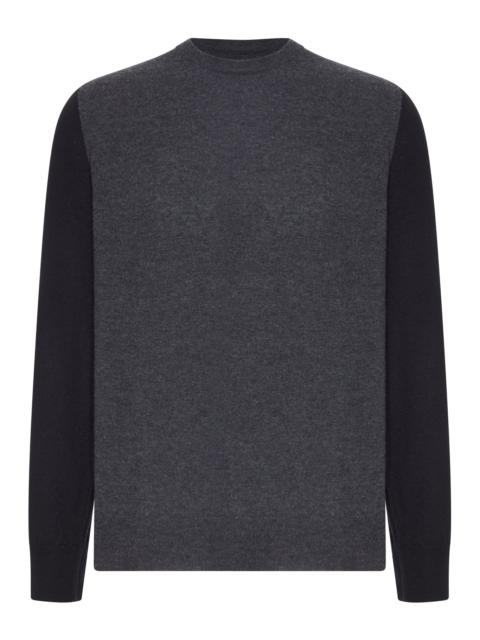 Maison Margiela COLOR-BLOCK CREW-NECK SWEATER