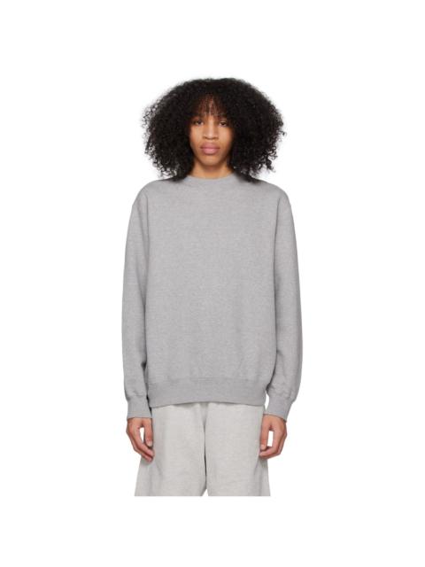 BEAMS PLUS Gray Crewneck Sweatshirt