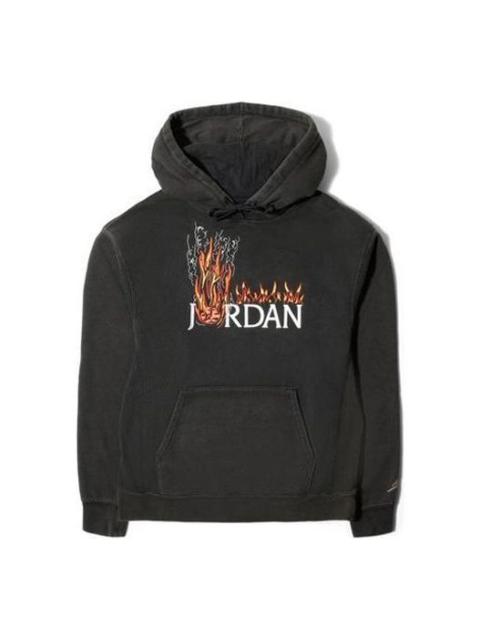 Jordan Air Jordan x Travis Scott Crossover Track Flame Printing Asia Edition Black CK4039-010