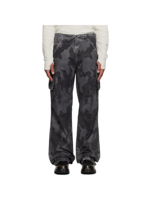 424 Gray Camo Cargo Pants