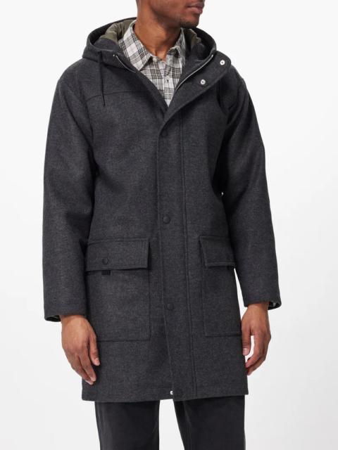 A.P.C. Dave brushed-twill hooded parka