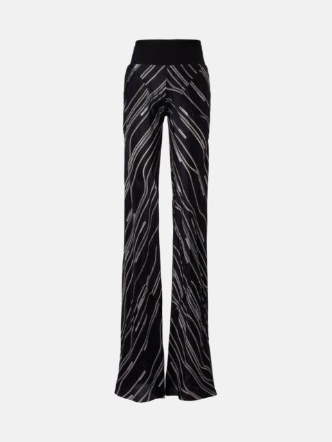 Rick Owens Bias cady crêpe wide-leg pants