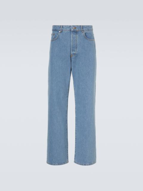 Dries Van Noten Logo straight jeans