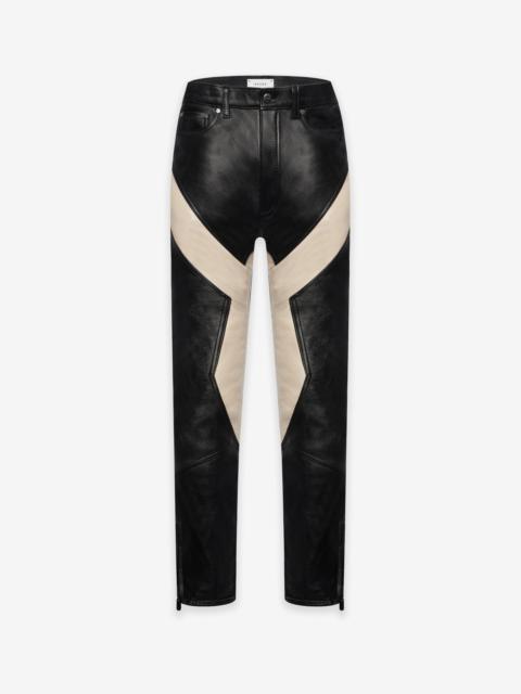 Rhude LEATHER RHACER PANTS