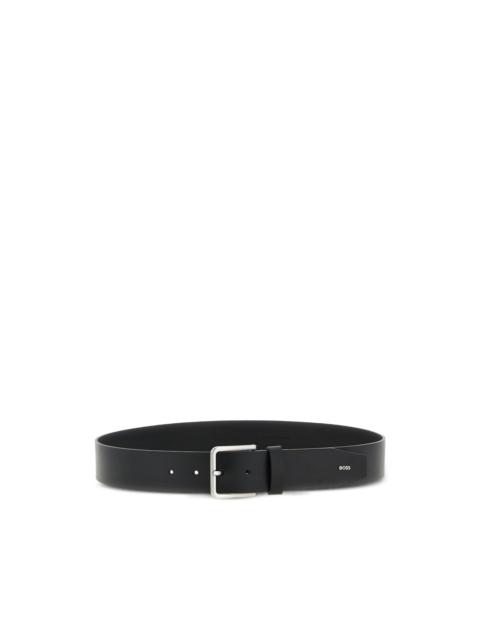 BOSS metal buckle leather belt