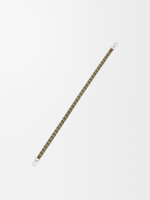 Loewe Woven strap in leather