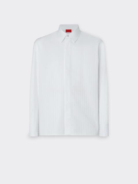 Ferrari Jacquard Cotton Satin Shirt