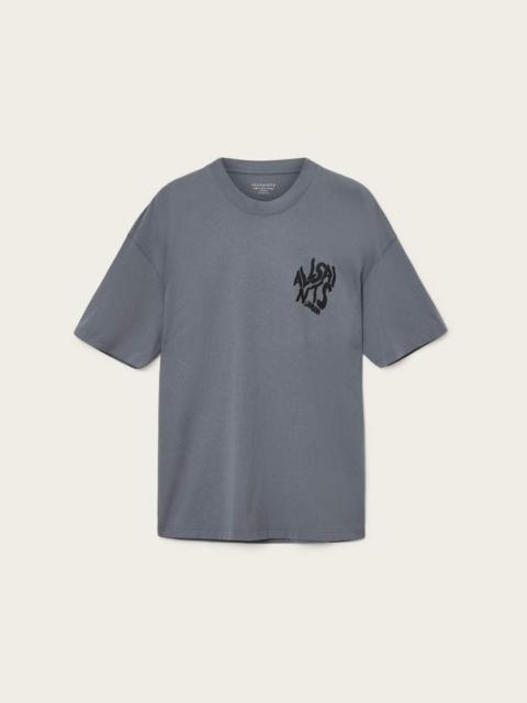 ALLSAINTS ORLANDO LOGO PRINT OVERSIZED T-SHIRT