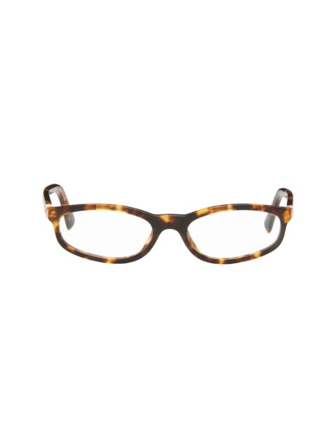 Miu Miu Brown Cat-Eye Glasses