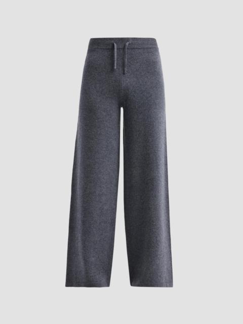 Yves Salomon Women's Knit Wide-Leg Pants - Pyrenees