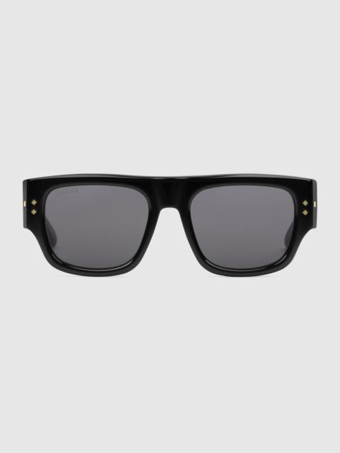 Square-frame sunglasses