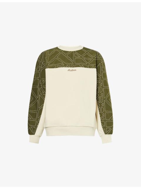 malbon Tierra Embroidered Cotton Sweatshirt