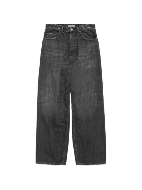 BALENCIAGA Balenciaga Distressed Wide-leg Jeans