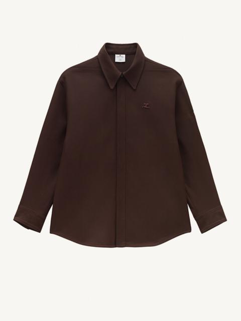 courrèges ECO TWILL LARGE SHIRT