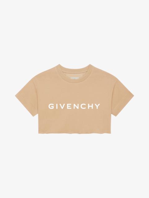 Givenchy GIVENCHY ARCHETYPE CROPPED T-SHIRT IN COTTON