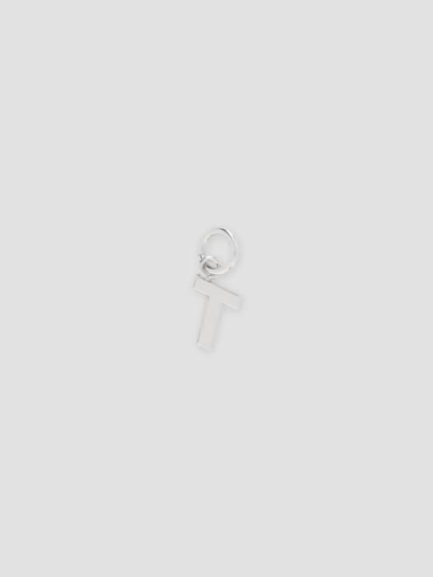 MSGM Brass letter T charm