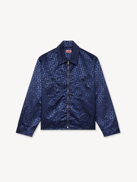 KENZO 'Kenzogram' zipped workwear overshirt