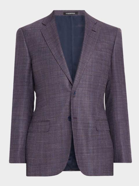 EMPORIO ARMANI Men's Melange Wool-Blend G Line Sport Coat