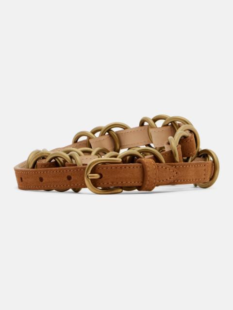Isabel Marant Livo embellished suede belt
