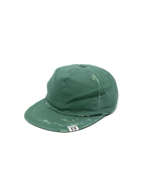 distressed cotton cap