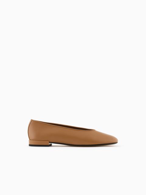 GIORGIO ARMANI GIORGIO ARMANI X 10 CORSO COMO CALFSKIN BALLERINAS