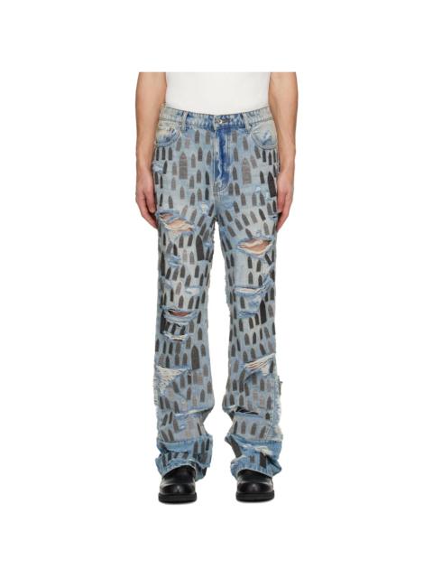 WHO DECIDES WAR Blue Max Hardware Jeans