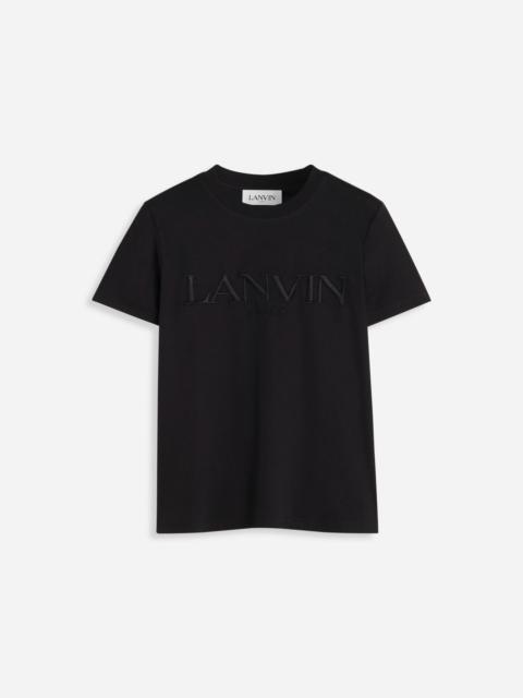 CLASSIC FIT LANVIN EMBROIDERED T-SHIRT