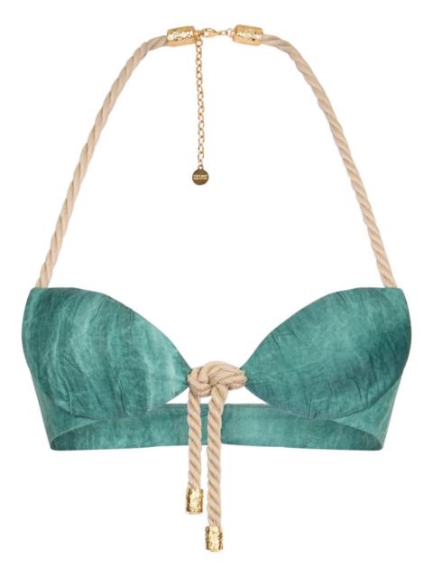 Roberto Cavalli rope-detailing top