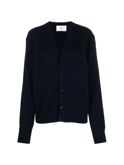 cashmere-wool knitted cardigan