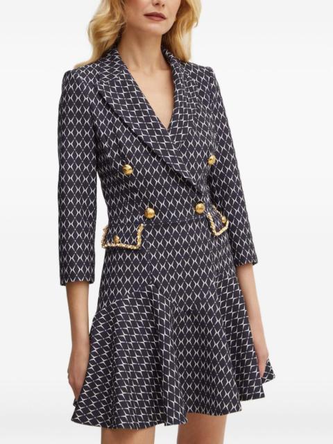 ELISABETTA FRANCHI button chain dress