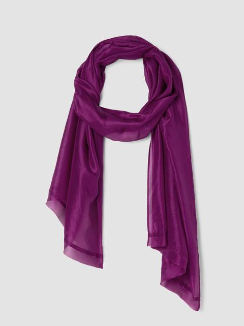 EILEEN FISHER Washed Organic Silk Scarf