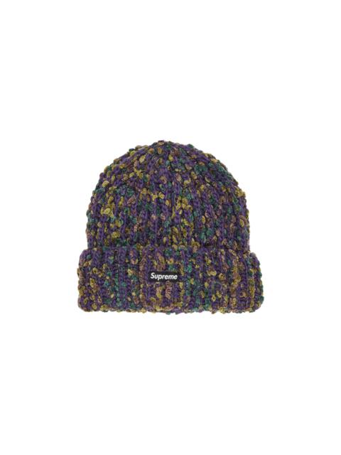 Supreme Chenille Beanie 'Dark Purple'