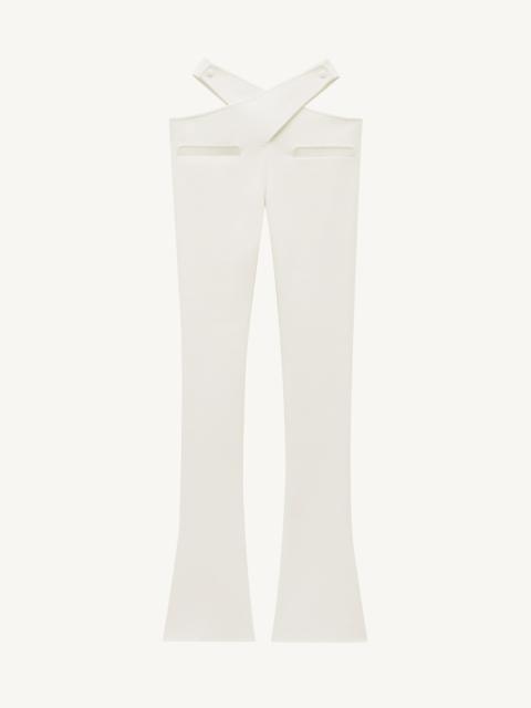 courrèges CRISS CROSS BOOTCUT TROUSERS