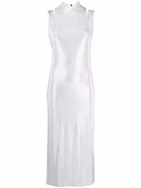 Balmain embellished mid length dress