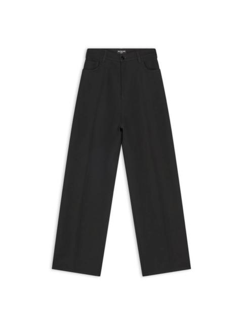 Baggy Tailored Pants in Black