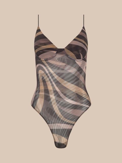 L'AGENCE Elowen Mesh Bodysuit