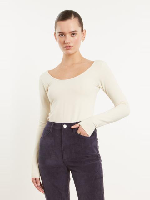 OFF-WHITE LONG SLEEVE BALLET TOP