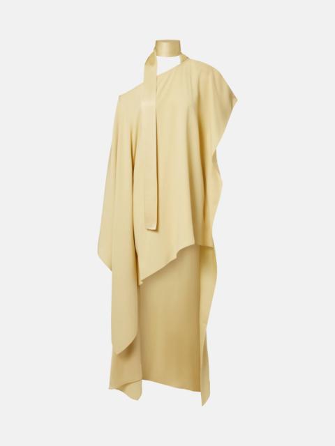 Taller Marmo Trebbia asymmetric crêpe cady kaftan