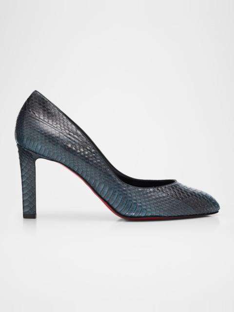 Christian Louboutin 85mm Fannylove Watersnake Pumps