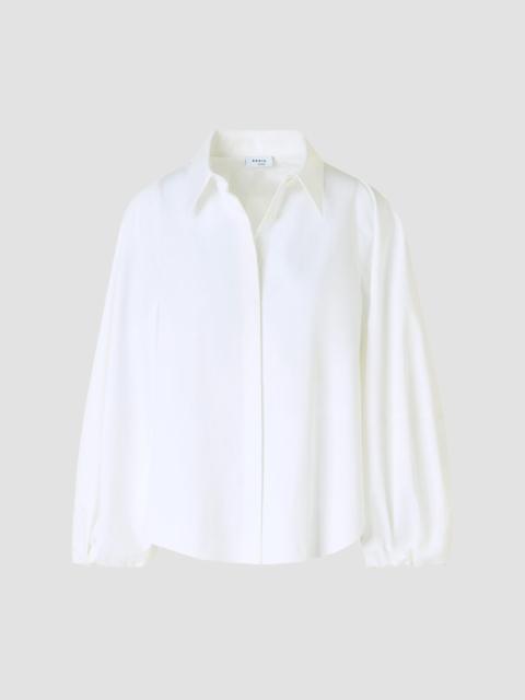 AKRIS Women's Washed Cotton Boxy Shirt - Cream