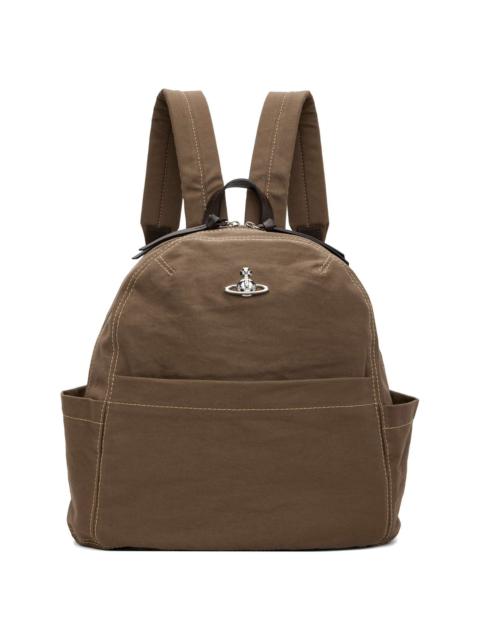 Vivienne Westwood Khaki George Medium Backpack