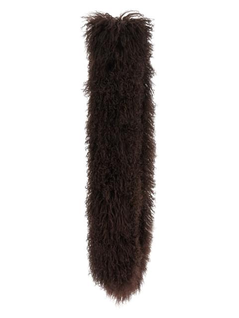 Yves Salomon Mongolian Sheepskin Scarf
