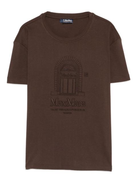 'S Max Mara embroidered-graphic T-shirt