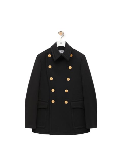 Loewe Peacoat in wool and cashmere