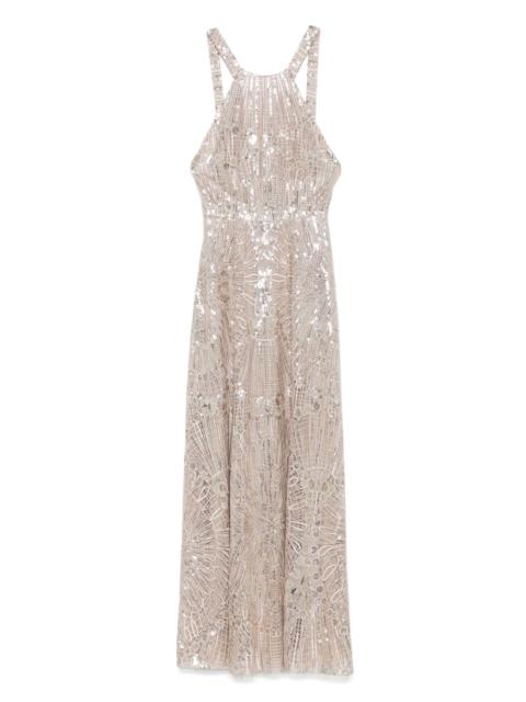 ELIE SAAB sequin-embellished maxi dress