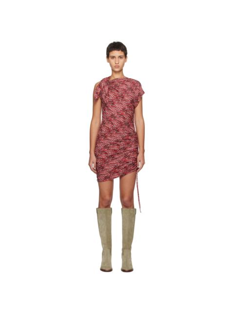 Isabel Marant Étoile Red Jeffy Minidress