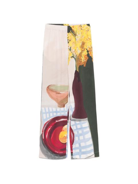 STINE GOYA Lemons On A Plate trousers